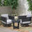 Olympic Swivel Lounge Chairs Set of Two with End Table