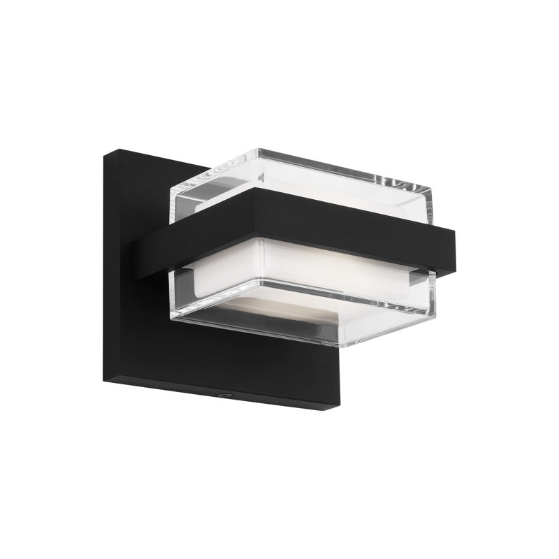 Kamden 1-Light Wall/Bath, Nightshade Black
