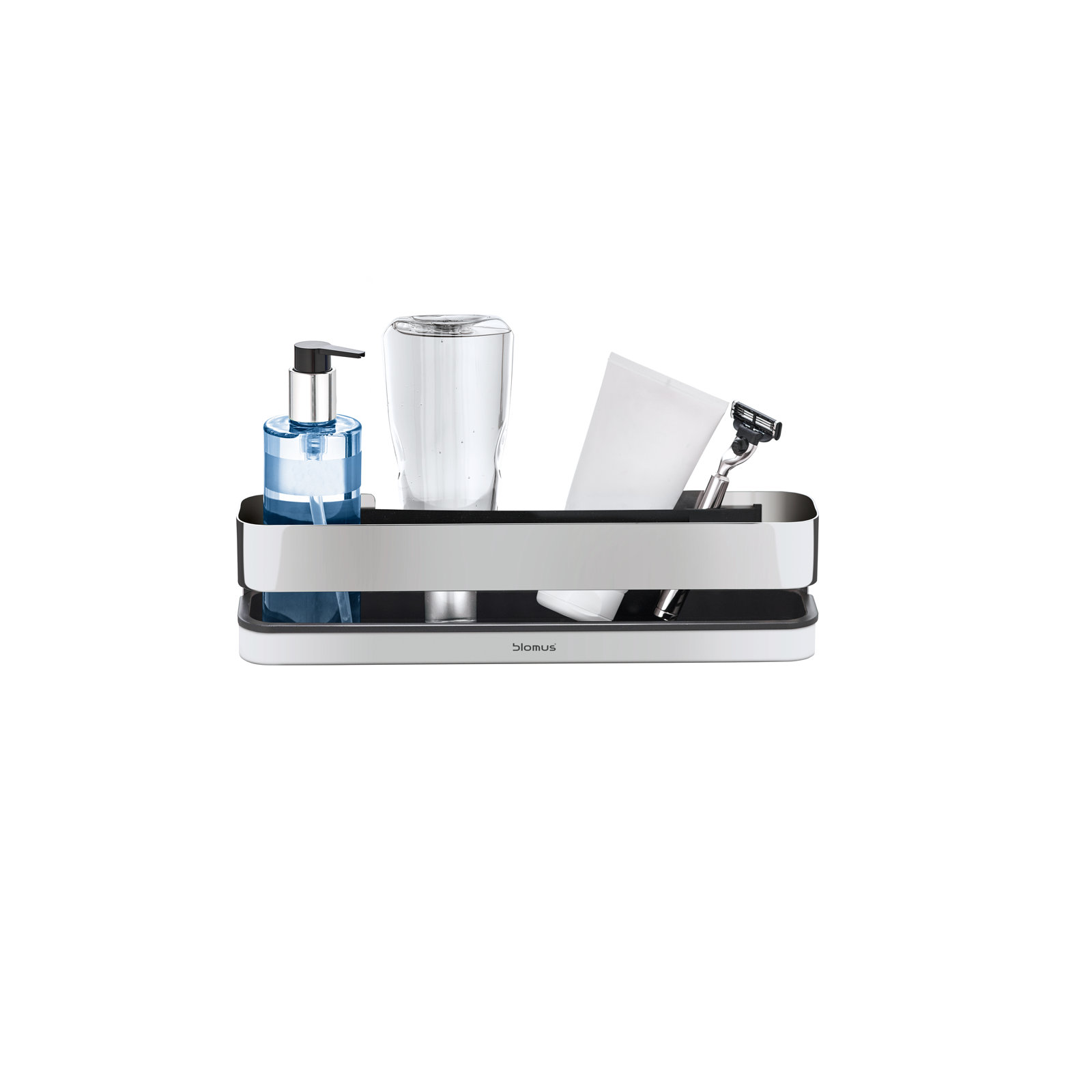 Nexio Shower Caddy, 3.3465" H x 13.3858" W x 3.0709" D