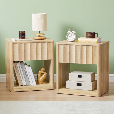  19.7" Nightstand (Set of 2)