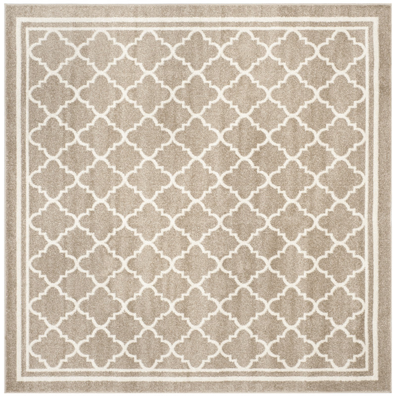 Daneya Performance Geometric Rug, Square 5'