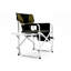 Chaise de pêche avec table d'appoint et rangement - pliante rouille pour l'extérieur et convient à divers espaces extérieurs