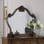 Miroir de commode Ventra, 51 po, bois de cerisier brun arqué classique-120291347