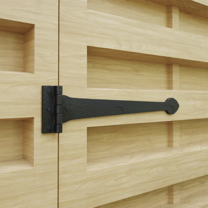 Charnière de sangle de porte à embout en fer forgé