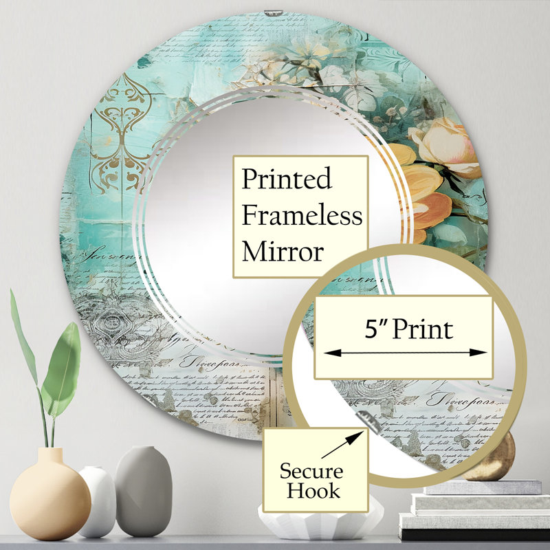 Miroir mural Zhiyan, 24 po x 24 po