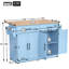 Kitchen Island With 2 Drawers And 4 Doors-844412056