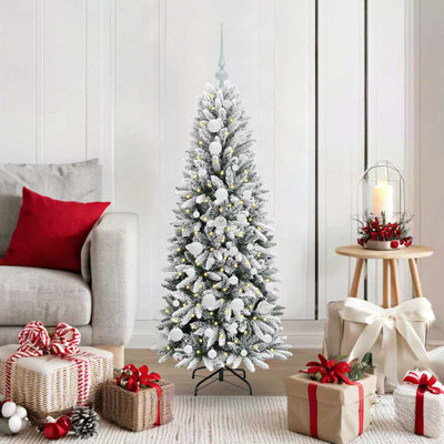 Artificial Christmas Tree with 150 LEDs White