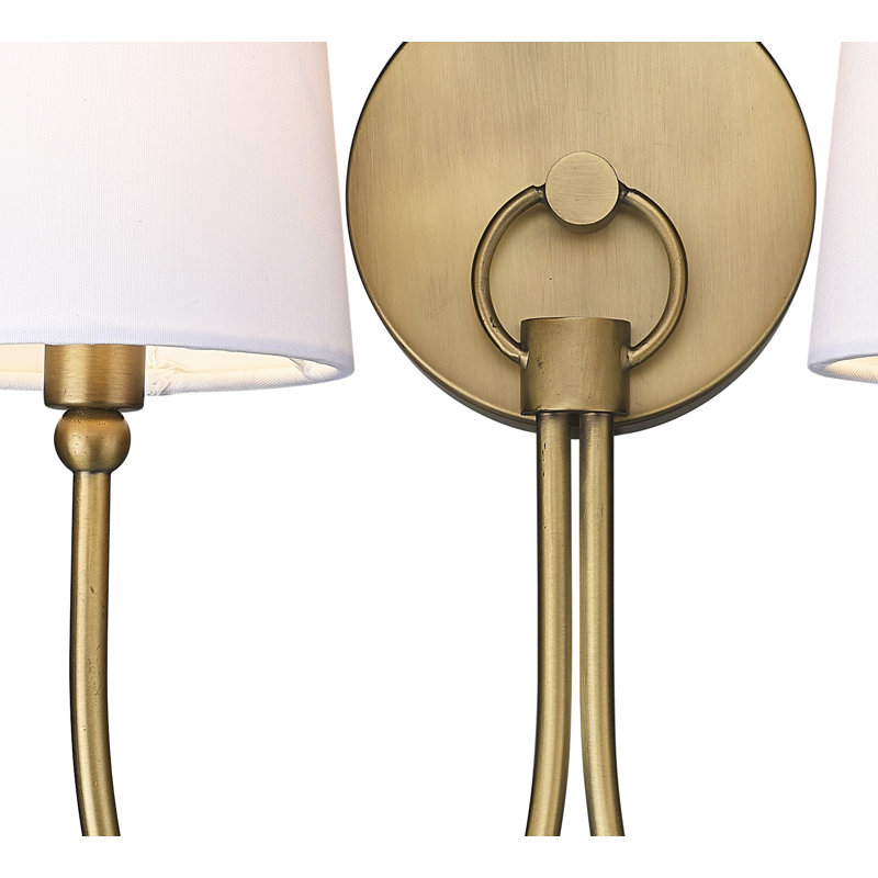 Danyu Candle Wall Light, Brass