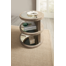 Table de bout avec tablette de rangement en verre Affinity