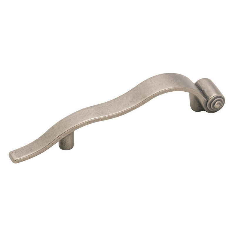Poignée de tiroir Brixwell BXB45291WN, longueur 4-11 / 16 po, largeur 13/16 po, centre à centre de 3 po, matériau en zinc, finition nickel patiné