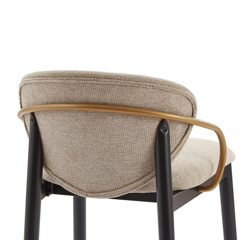 Tabourets de comptoir Mid-Century, Marron clair, 26''