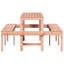 Beaula Rectangular Solid Wood Outdoor Picnic Table - 160 cm W 134 cm D-794478734