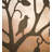 Melina Metal Arched Garden Arbor with Tree of Life Design