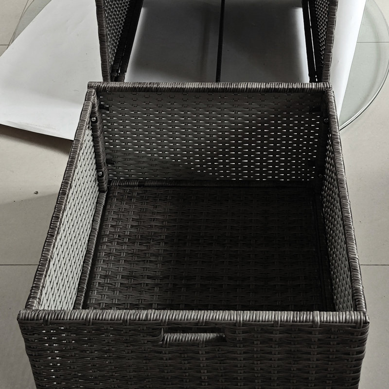 Porte-serviettes près de la piscine, rangement en PE imperméable, 2 tablettes et 1 tiroir panier pour spa et spa intérieur et extérieur, support de piscine gris mélangé, organisateur en plastique,