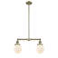 Luminaire suspendu pour îlot de cuisine 2 lumières Clementina-32985892-32985894-32985898