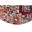 High-Quality Hand-Knotted Red And Navy Area Rug