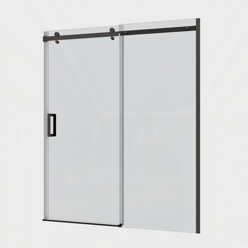 Glass shower door, sliding door