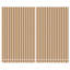 Dakota Fields 400cm W x 300cm D Fabric Cover Retractable Patio Awning