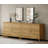 Bedroom Furniture Set, Queen Size Solid Wood Canopy Bed And 12-Drawer Dresser-1248472427