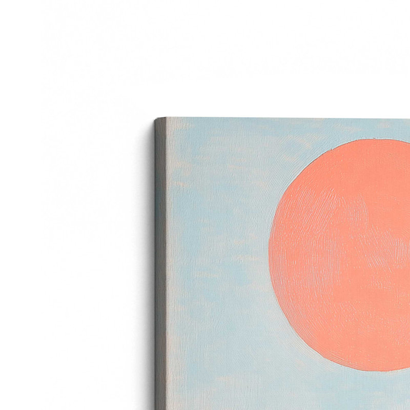 Impression sur toile Colorblock Sunset II par Walker Noble, H 12 po x l 12 po