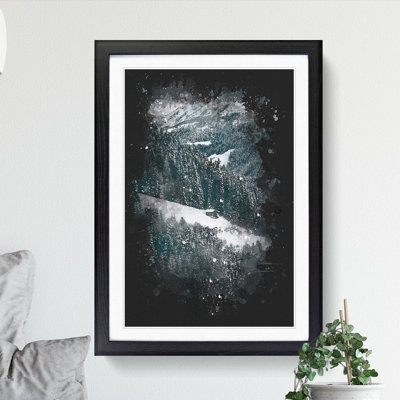 Winter Forest Vol.10 Paint Splash - Picture Frame Graphic Art