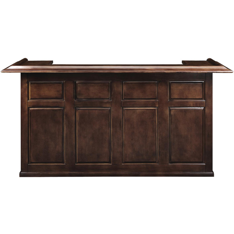 Sherri 84 Inch Traditional Dry Bar By RAM Game Room, Cappuccino