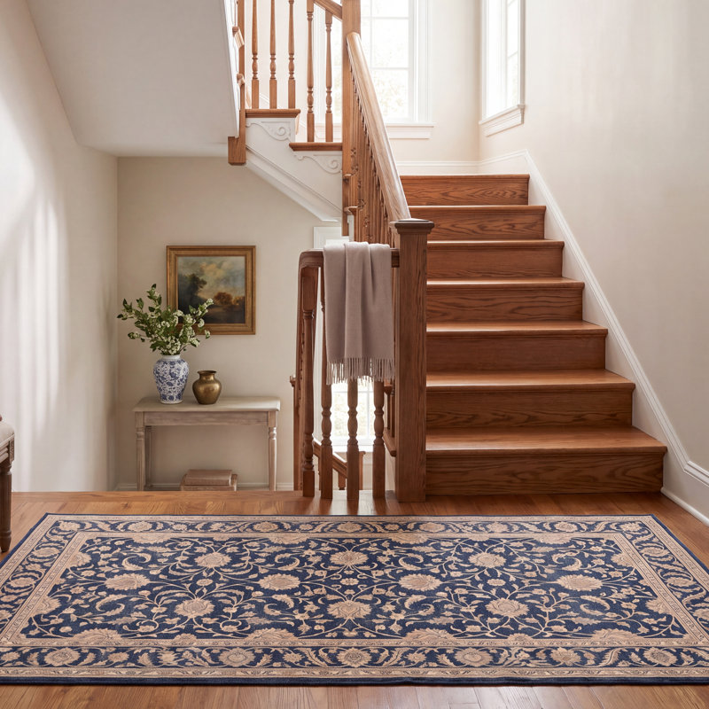 Tapis traditionnel en travertin teint uni, bleu marine, ivoire, or, vert et rose, lavable à la machine, antidérapant, à poils courts, pour l'intérieur et l'extérieur, adapté aux animaux domestiques, idéal pour le salon, la chambre, la salle à manger, l'entrée, le couloir ou le bureau.