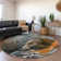 Premium Machine Washable Cerrito AMF503 Orange Rug
