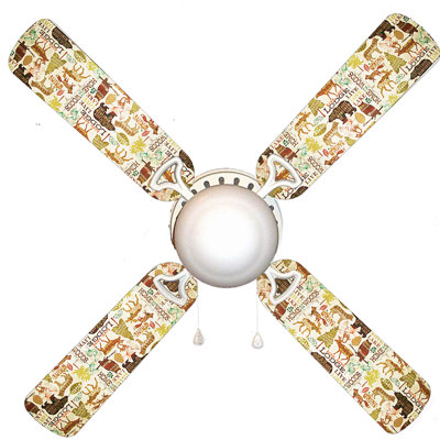 Ventilateur de plafond 4 pales 42 "