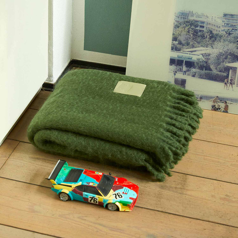 Hand Woven Blanket, Green