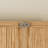 55.1" W Wall-Mounted Display Shelf with Multi-Compartment Open Storage & Arched Wood-Grain Design