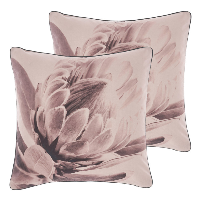Floral Square Cushion, Feather