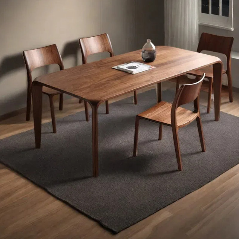 Table de salle à manger rectangulaire légère de luxe, H 29,53 po x L 70,87 po x l 31,5 po