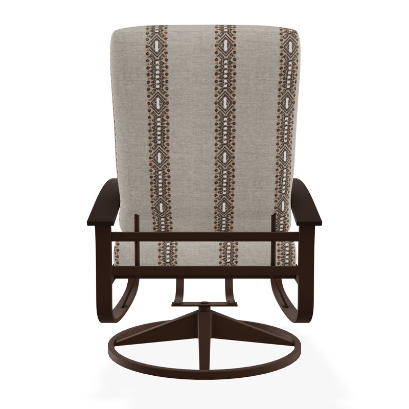 Belle Isle Cushion Deep Seating Swivel Rocker, Kona, Restore Indigo