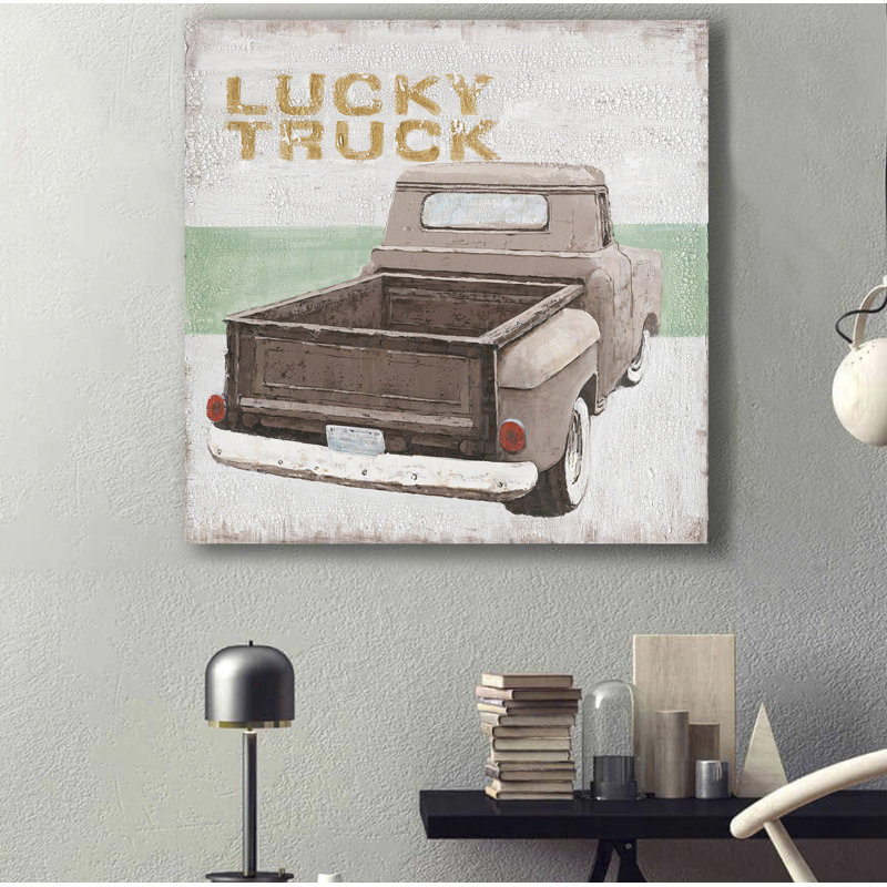 Truck by Mari Urasawa - Wrapped Canvas Painting