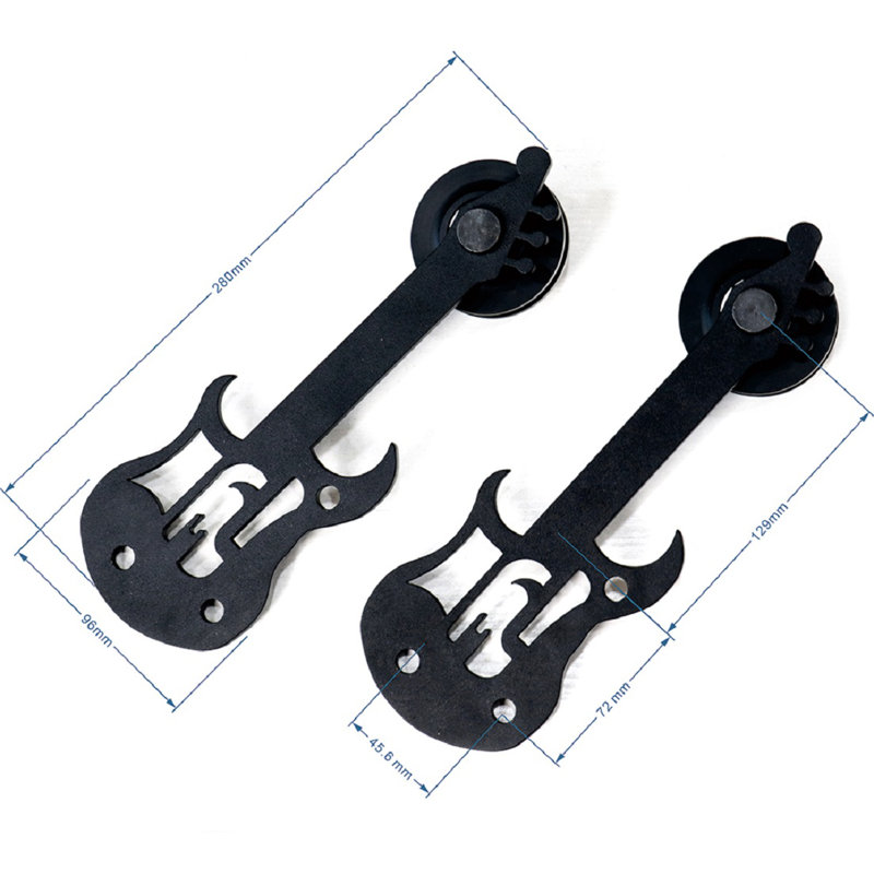 Ensemble de quincaillerie de porte de grange pour guitare, 48 po