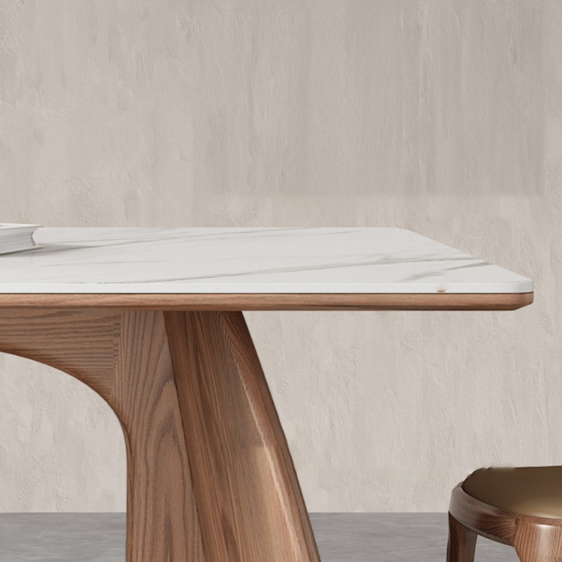 Table de salle à manger rectangulaire, H 30,3 po x L 55,1 po x l 31,5 po