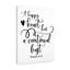 Happy Heart Proverbs 15:15 - Wrapped Canvas Print-220833267