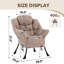 Méridienne Abramson, fauteuil d'appoint moderne avec accoudoirs et poche latérale-119619609-134725039