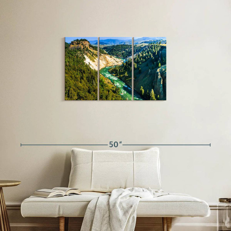 Alvord Rapid Yellowstone River View, H 20 po x l 33 po