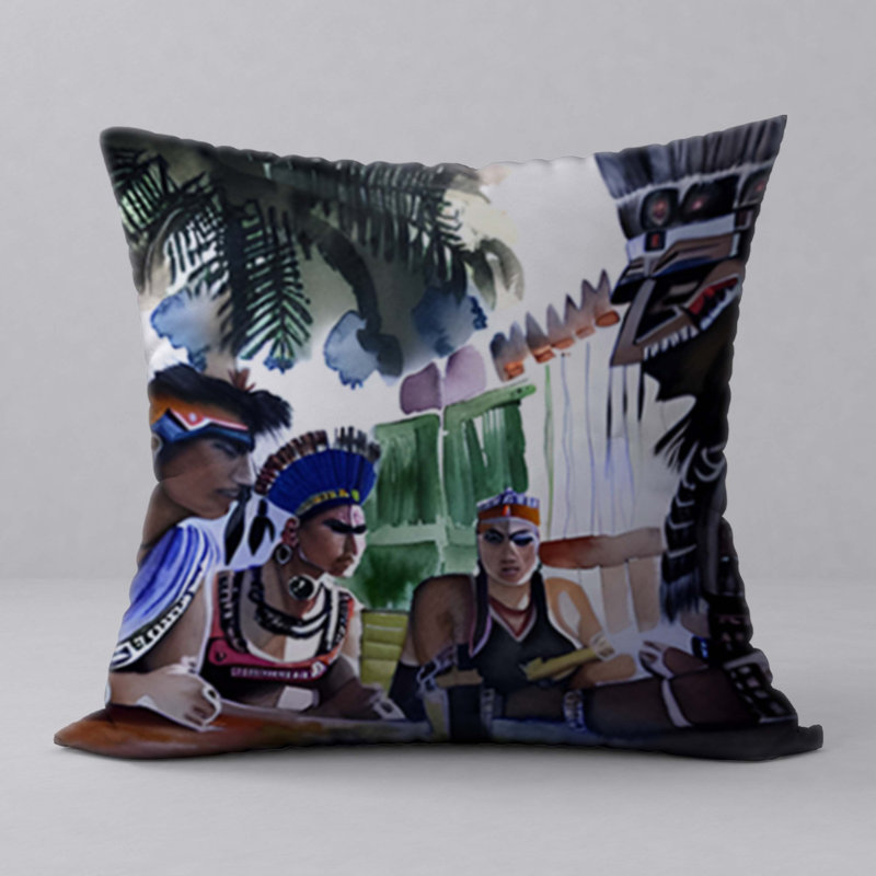 Reversible Throw Pillow