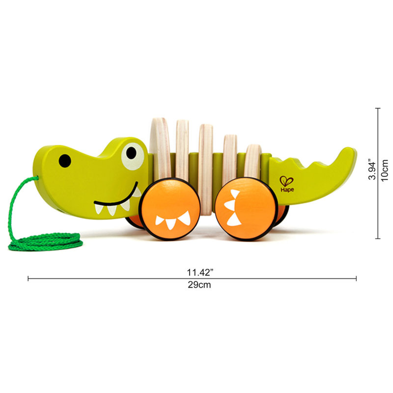 Crocodile Push Pull Learning Tools