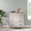 Commode en bois massif à 4 tiroirs l 38 po Williams