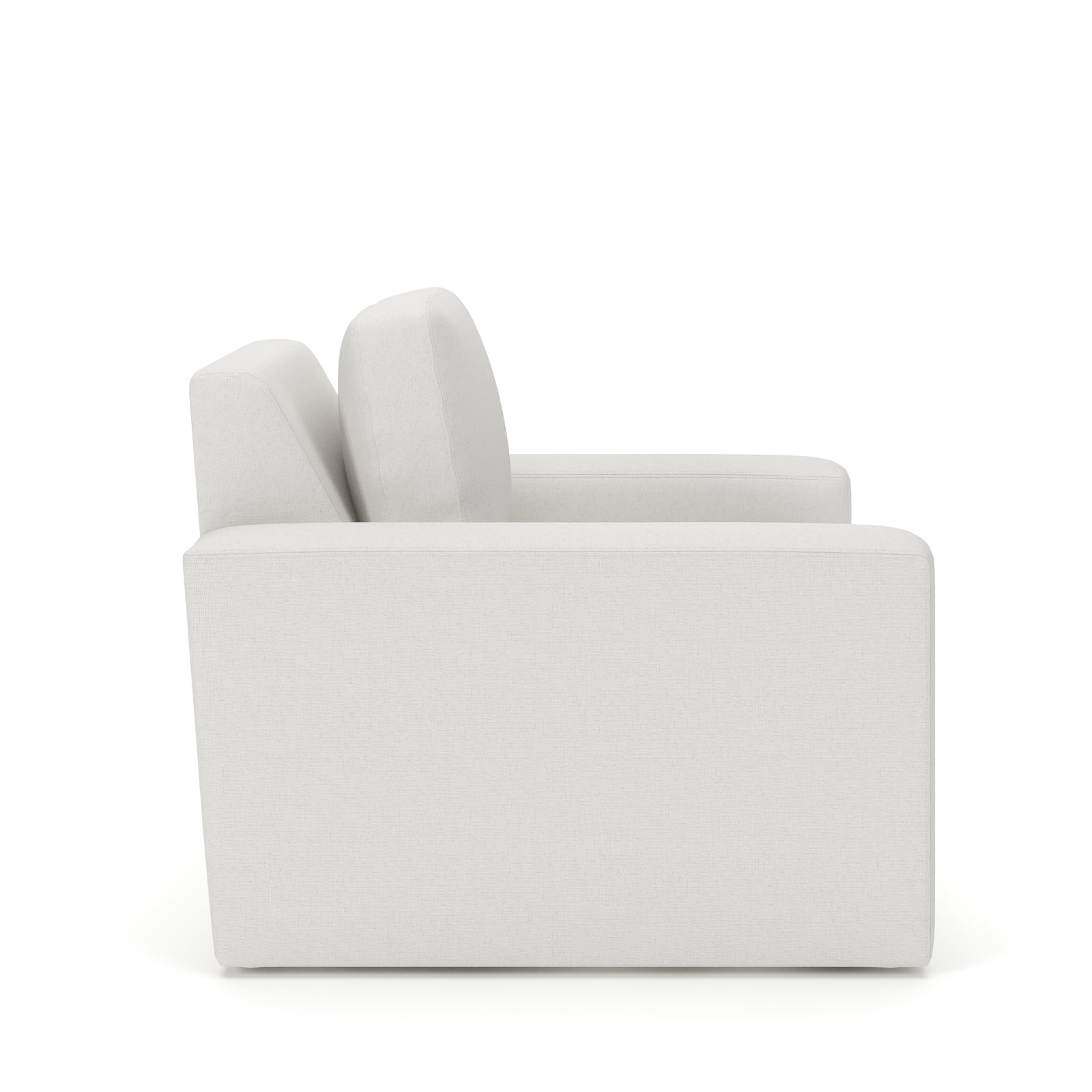 Jonie Upholstered Swivel Armchair, Macarena Beige Basketweave