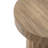 Ermilo Fluted Manufactured Wood Round Side Table
