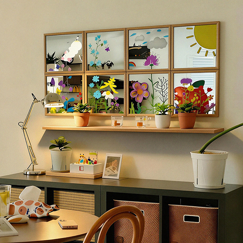 Miroir mural rectangulaire, 78.74"W*39.37"H