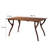 Rectangular Solid Wood Dining Table Oak Solid Wood Top Dining Table-100943587