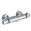 Thermostatic Bath Shower Mixer Valve Tap Wall Mounted Shower Mixer Bar Chrome