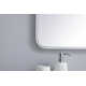 Sabine Metal Rounded Rectangle Wall Mirror