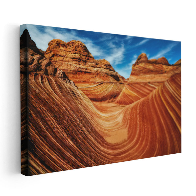 The Grand Wave I - reproduction d'art sur toile, H 20 po x l 30 po